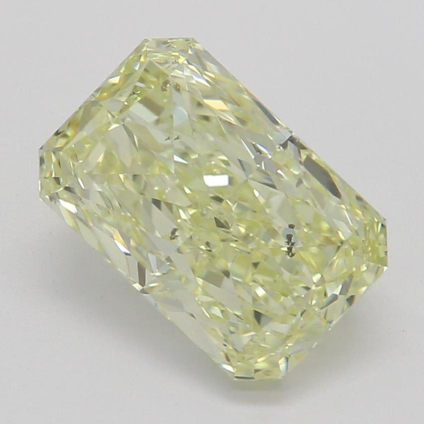 1.38 Ct. Fancy Light Yellow Radiant Diamond