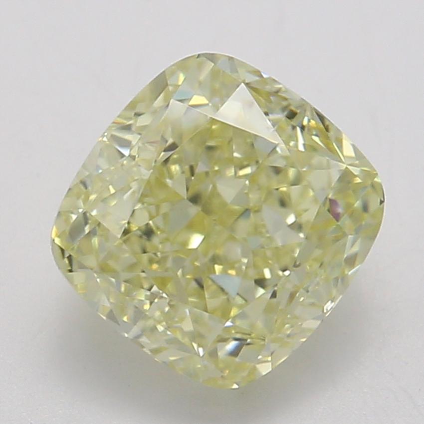 1.01 Ct. Fancy Light Yellow Cushion Diamond