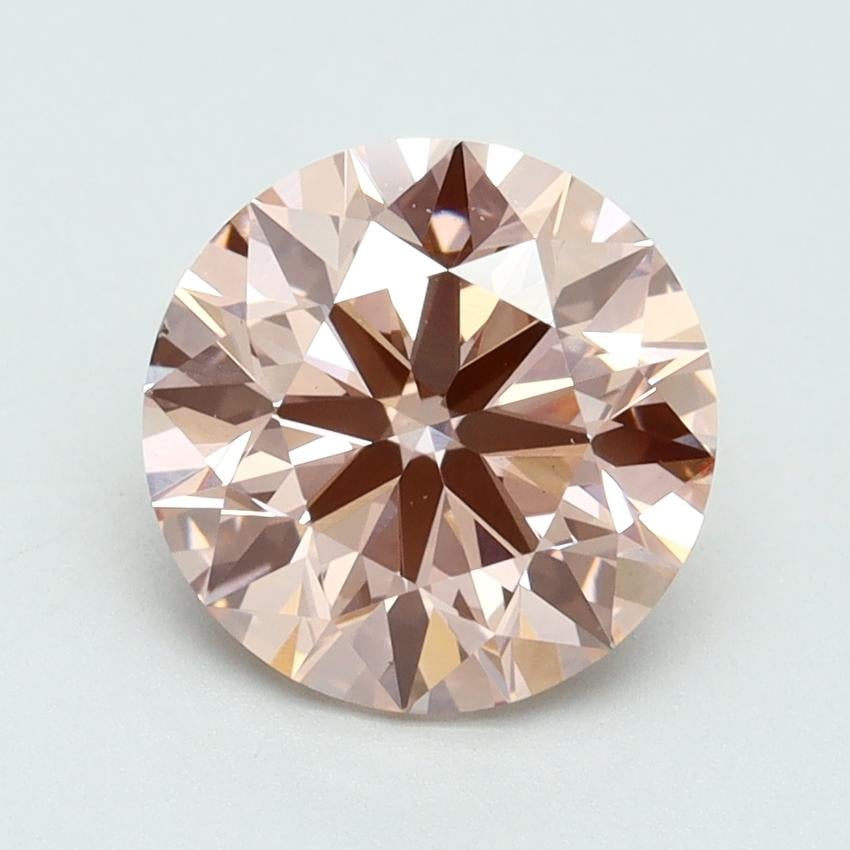 2.17 Ct. Fancy Intense Pink Round Lab Grown Diamond