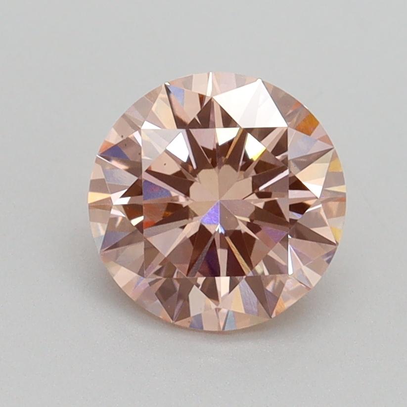 1.30 Ct. Fancy Intense Pink Round Lab Grown Diamond