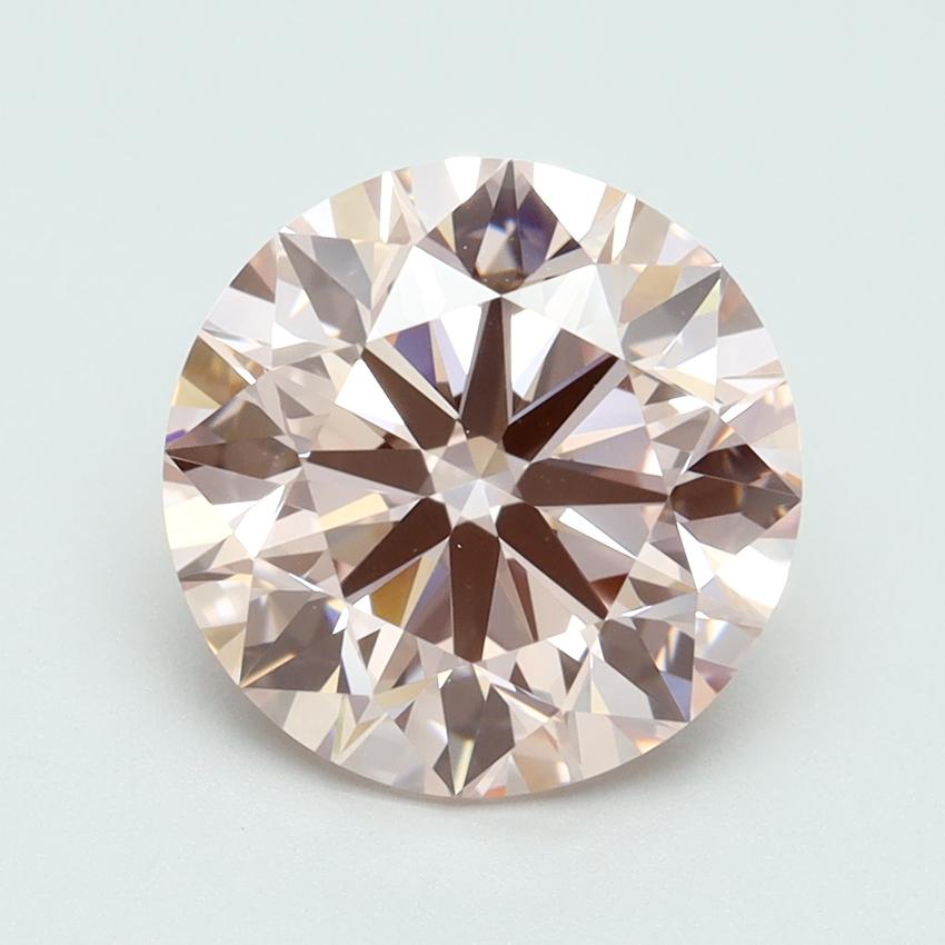 3.50 Ct. Fancy Intense Pink Round Lab Grown Diamond