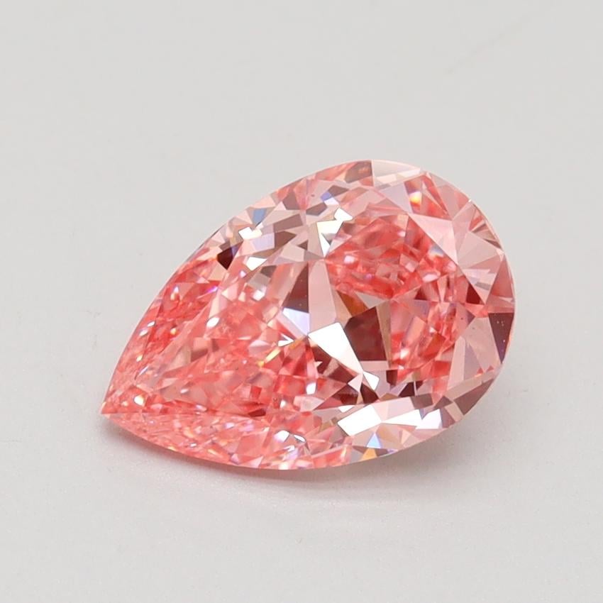 1.49 Ct. Fancy Vivid Pink Pear Lab Grown Diamond