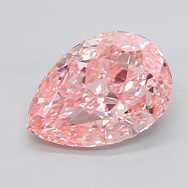 1.99 Ct. Fancy Vivid  Pink Pear Lab Grown Diamond