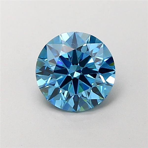 1.15 Ct. Fancy Vivid  Blue Round Lab Grown Diamond