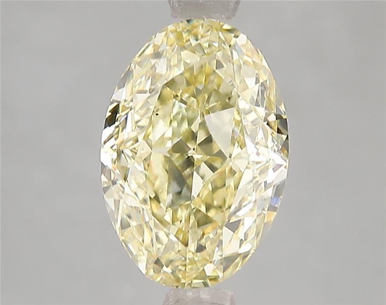 3.03 Ct. Fancy Intense Yellow Oval Lab Grown Diamond