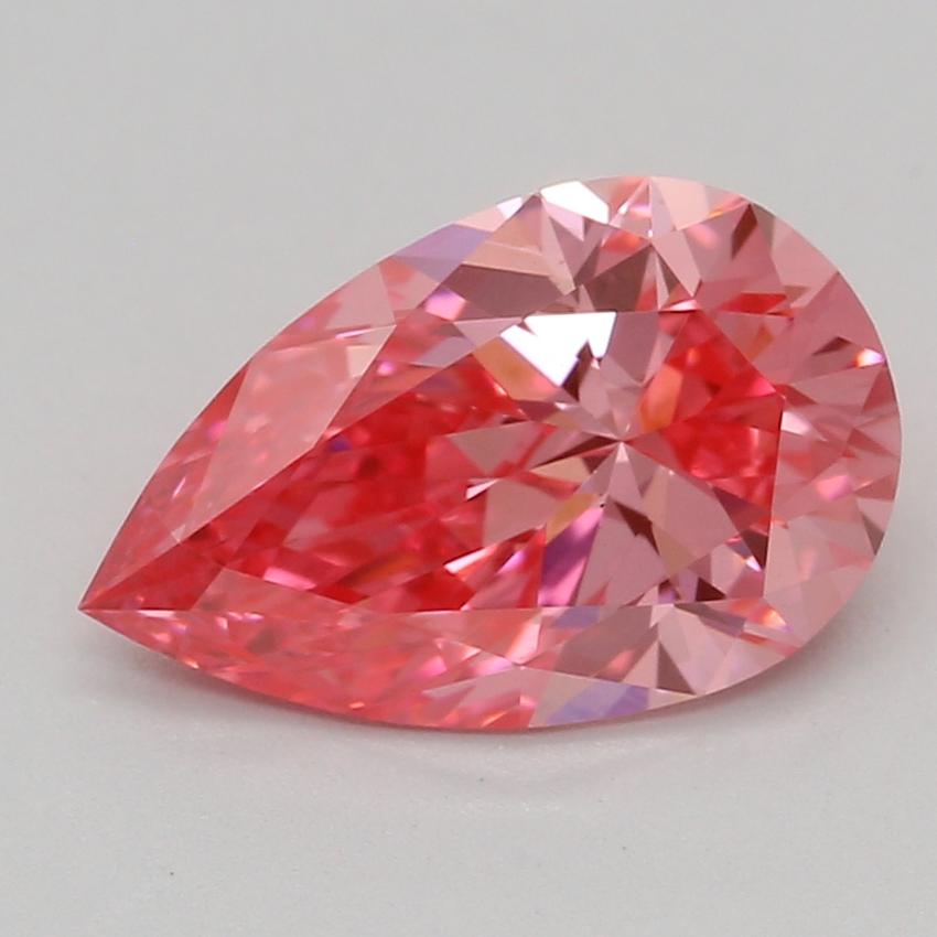 1.05 Ct. Fancy Vivid Pink Pear Lab Grown Diamond