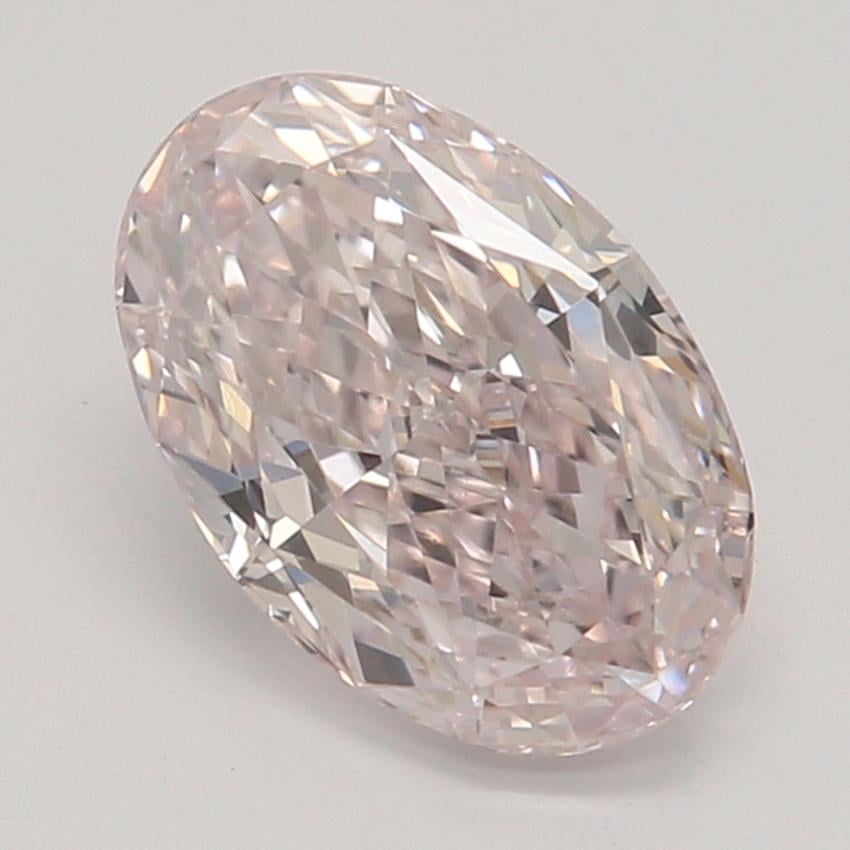 0.7 Ct. Fancy Light Pink Oval Diamond