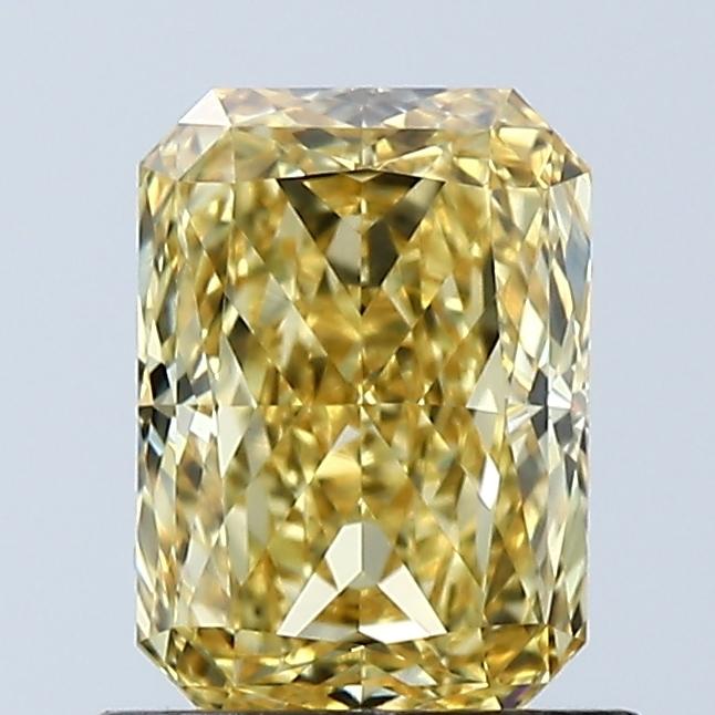 1.04 Ct. Fancy Vivid Yellow Radiant Lab Grown Diamond