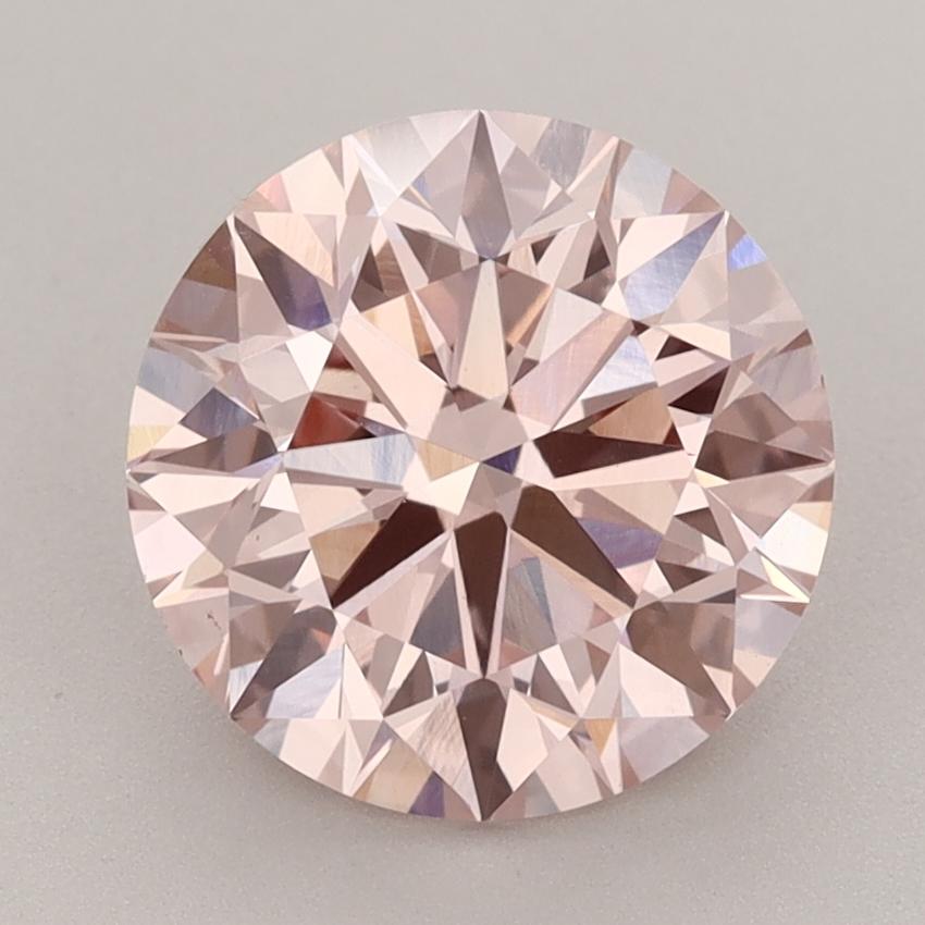 3.19 Ct. Fancy Intense  Pink Round Lab Grown Diamond