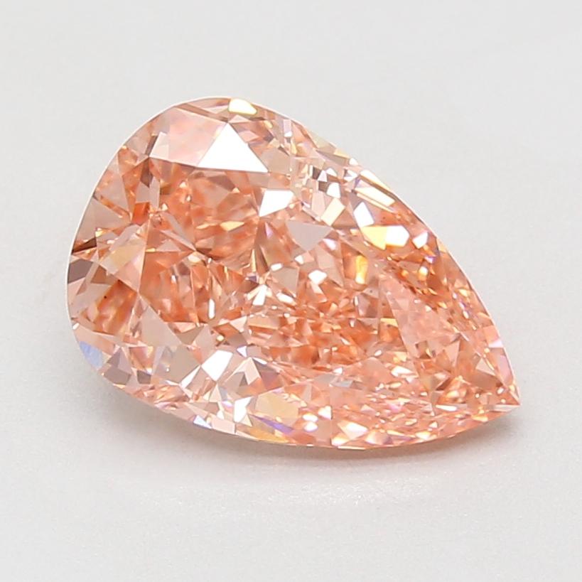 3.10 Ct. Fancy Vivid Pink Pear Lab Grown Diamond