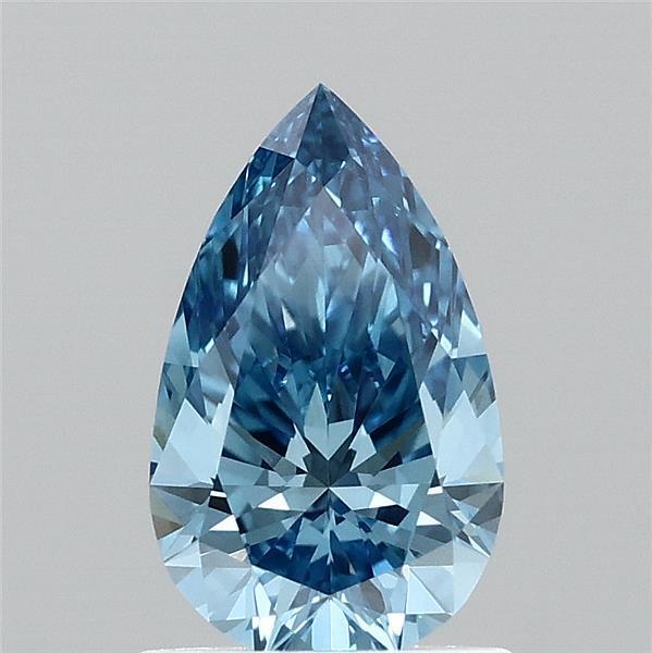 1.02 Ct. Fancy Vivid Blue Pear Lab Grown Diamond