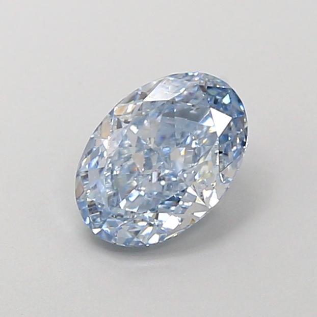 1.00 Ct. Fancy Intense Blue Oval Lab Grown Diamond