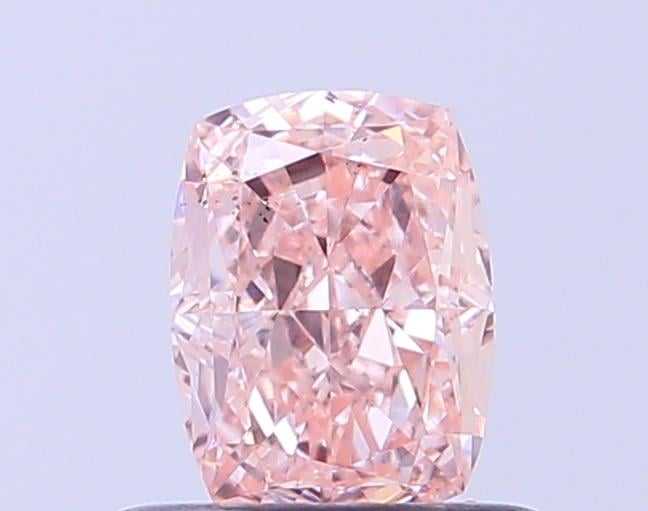 0.58 Ct. Fancy Intense Pink Cushion Lab Grown Diamond