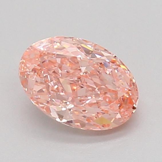 1.04 Ct. Fancy Vivid Pink Oval Lab Grown Diamond