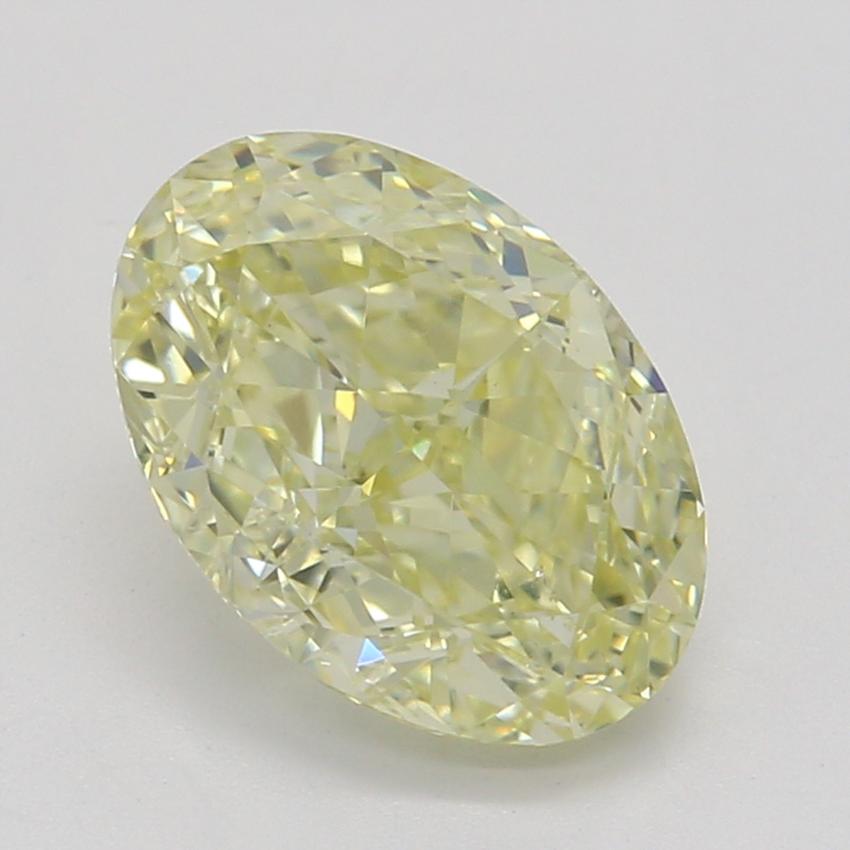 1.12 Ct. Fancy Light Yellow Oval Diamond