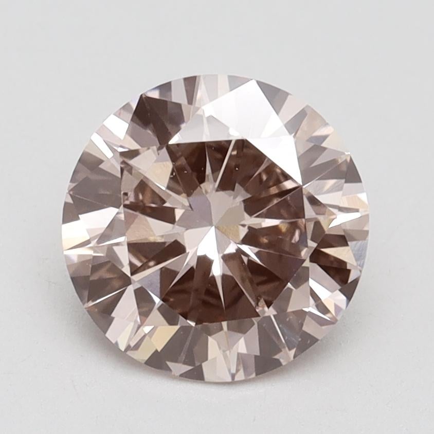 1.72 Ct. Fancy Intense Pink Round Lab Grown Diamond