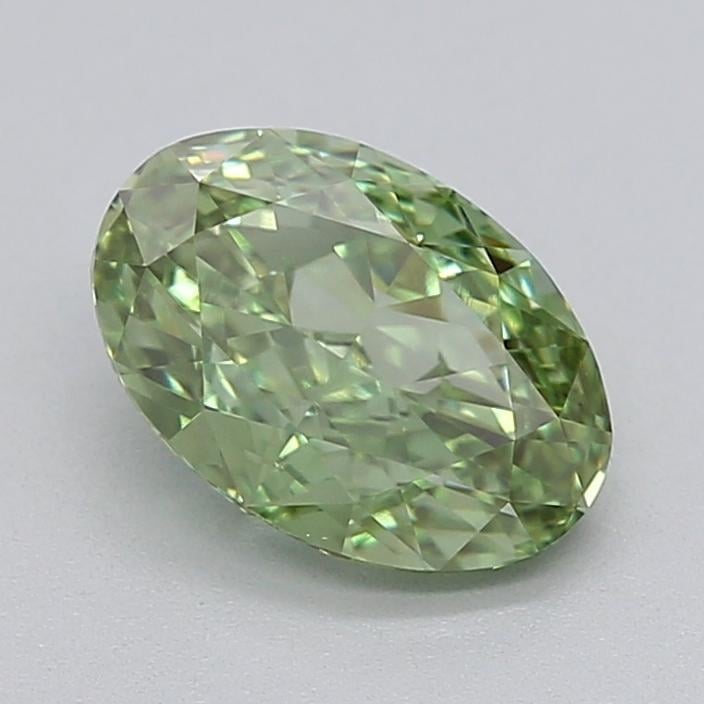 1.06 Ct. Fancy Green Oval Lab Grown Diamond