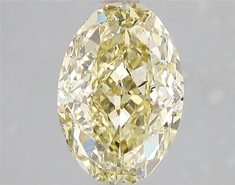 3.08 Ct. Fancy Intense Yellow Oval Lab Grown Diamond
