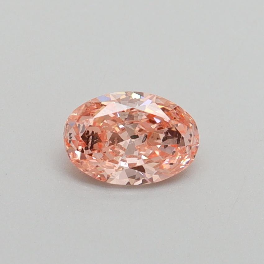 0.38 Ct. Fancy Intense Pink Oval Lab Grown Diamond