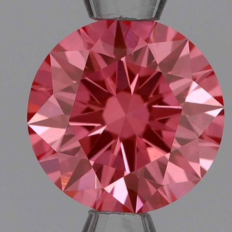 1.02 Ct. Fancy Vivid Pink Round Lab Grown Diamond