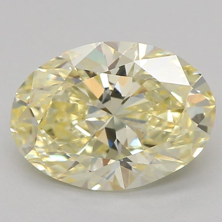 1.07 Ct. Fancy Yellow Oval Lab Grown Diamond