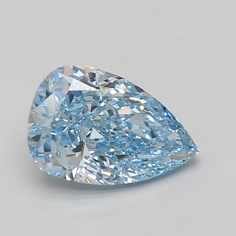2.01 Ct. Fancy Vivid Blue Pear Lab Grown Diamond