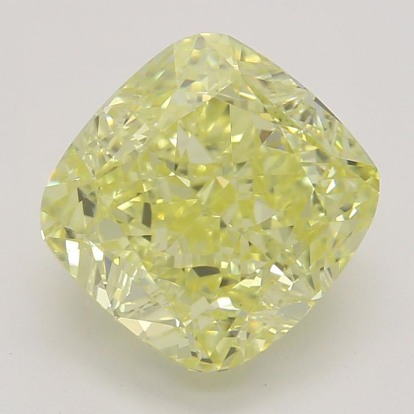 2.03 Ct. Fancy Intense Yellow Cushion Diamond