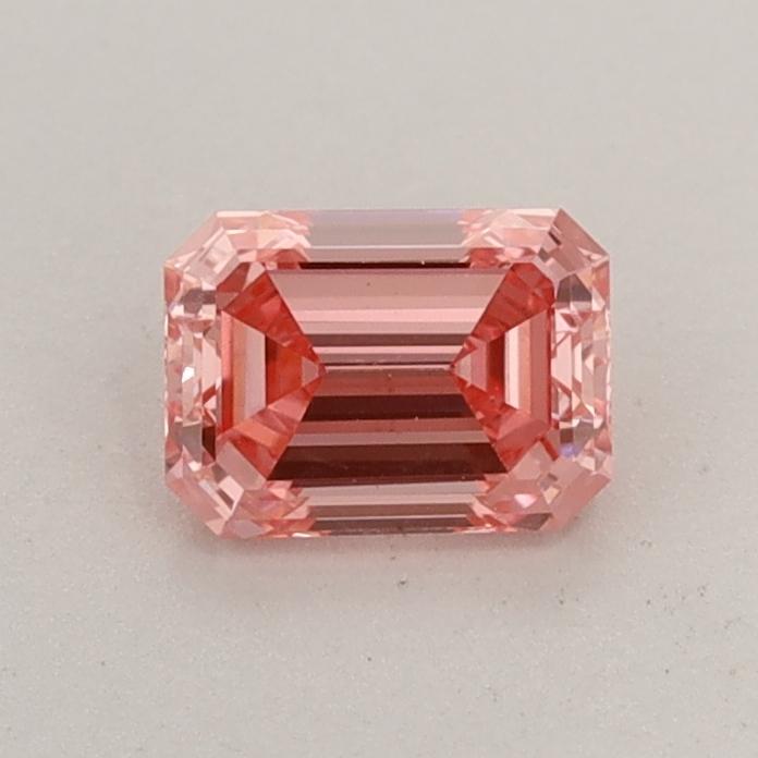 0.55 Ct. Fancy Vivid  Pink Emerald Lab Grown Diamond