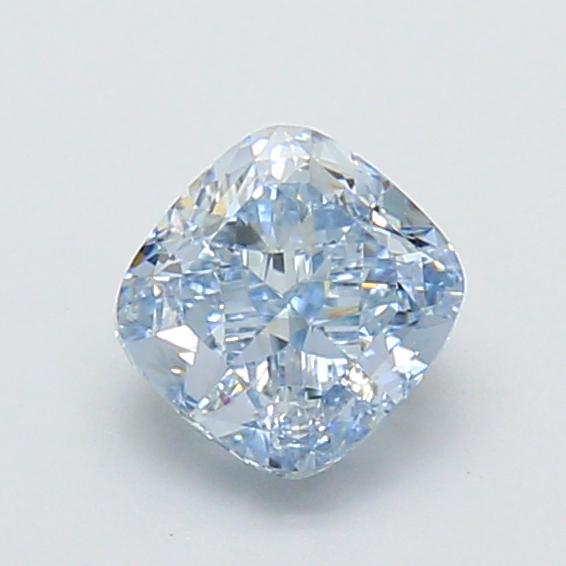 1.06 Ct. Fancy Intense  Blue Cushion Lab Grown Diamond