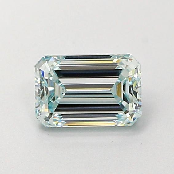 0.87 Ct. Fancy Fancy Green Emerald Lab Grown Diamond