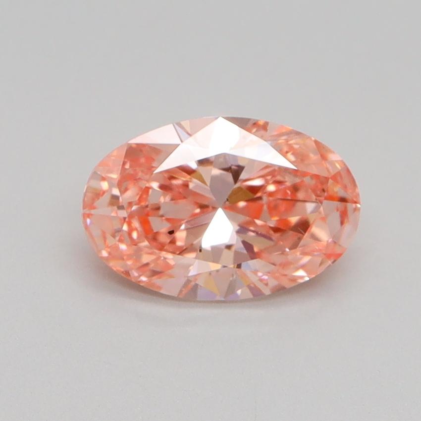 1.01 Ct. Fancy Intense Pink Oval Lab Grown Diamond