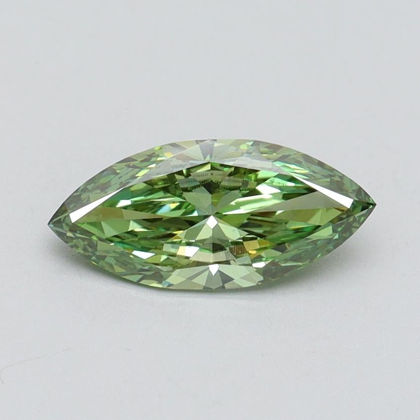 1.00 Ct. Fancy Vivid Green Marquise Lab Grown Diamond