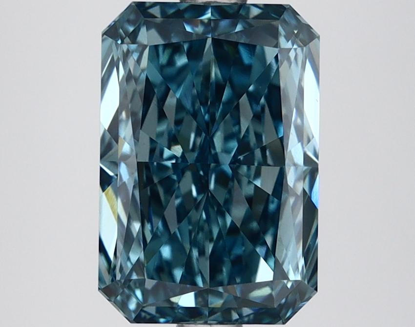 2.64 Ct. Fancy Vivid Blue Radiant Lab Grown Diamond