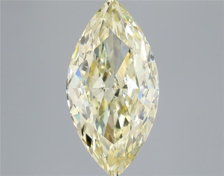 5.09 Ct. Fancy Light  Yellow Marquise Lab Grown Diamond