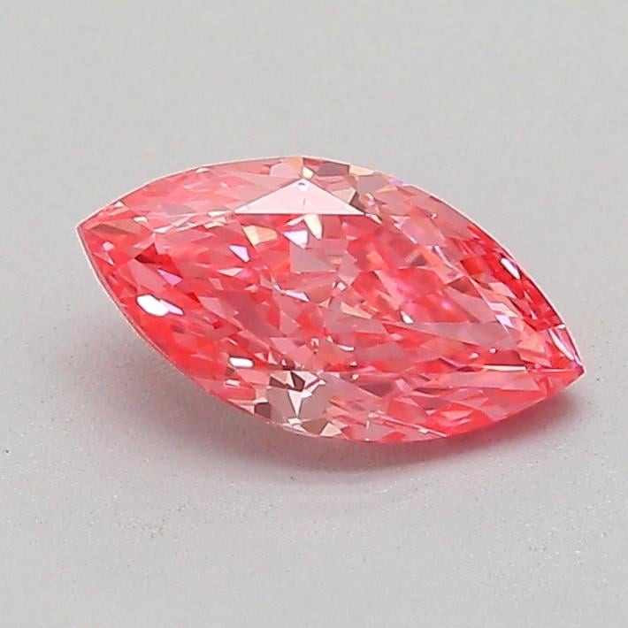0.52 Ct. Fancy Vivid  Pink Marquise Lab Grown Diamond