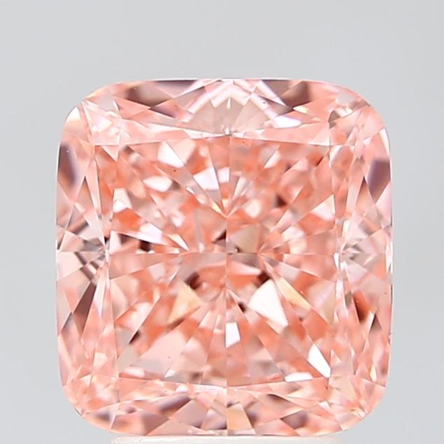 4.01 Ct. Fancy Pink Cushion Lab Grown Diamond