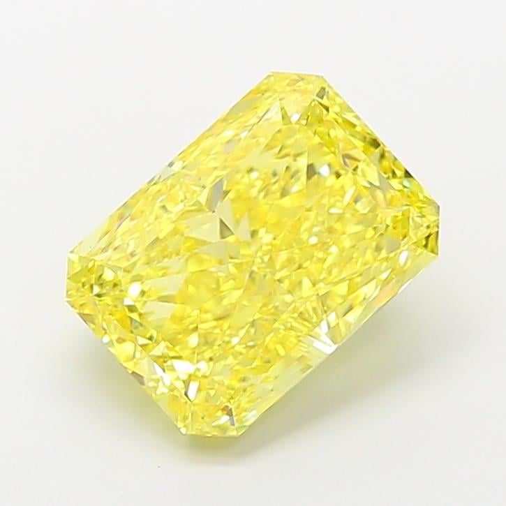 5.03 Ct. Fancy Yellow Radiant Lab Grown Diamond