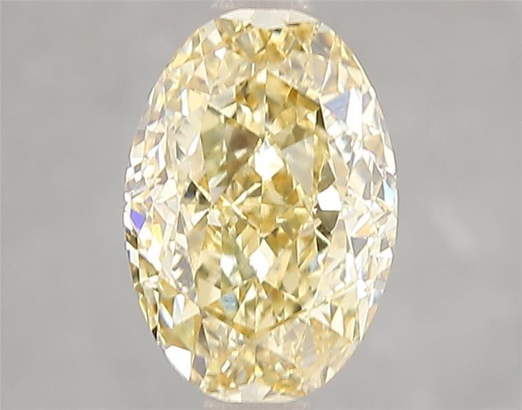 2.51 Ct. Fancy Intense Yellow Oval Lab Grown Diamond