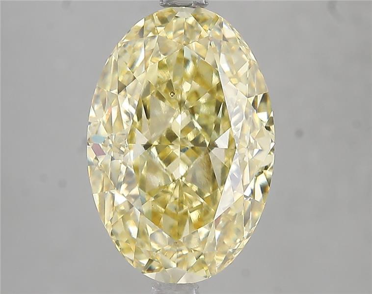 5.00 Ct. Fancy Intense Yellow Oval Lab Grown Diamond