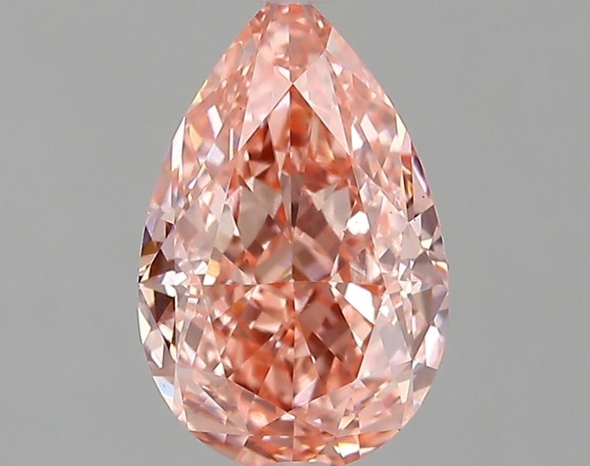 2.29 Ct. Fancy Vivid Pink Pear Lab Grown Diamond