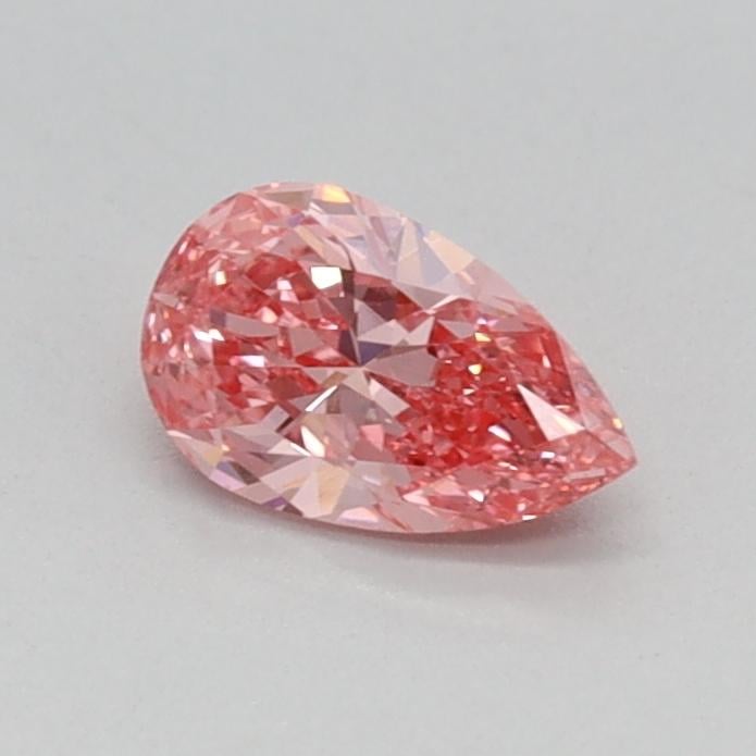 0.30 Ct. Fancy Vivid Pink Pear Lab Grown Diamond
