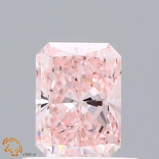 0.54 Ct. Fancy Intense Pink Radiant Lab Grown Diamond