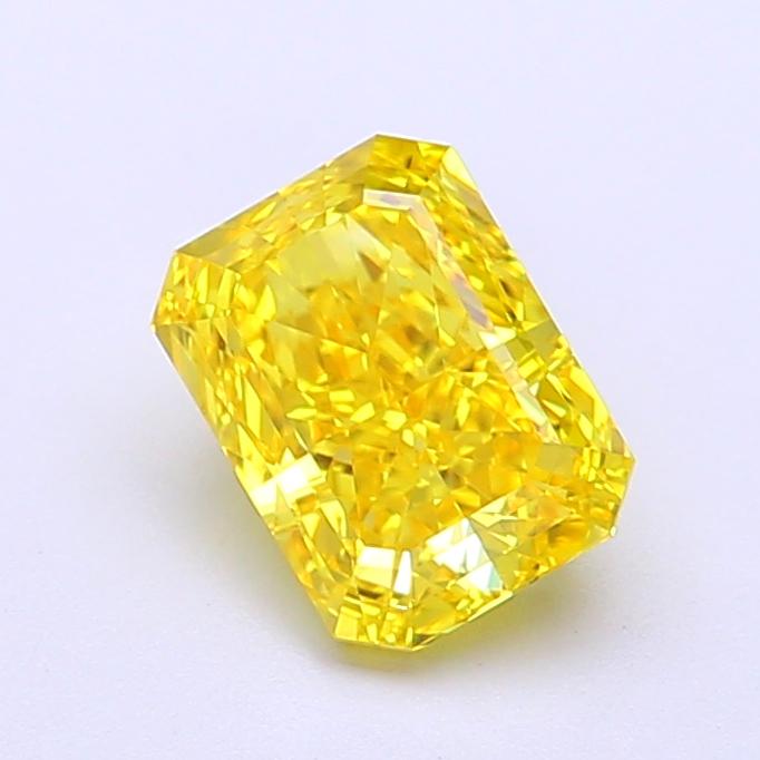 1.4 Ct. Fancy Vivid Yellow Radiant Lab Grown Diamond