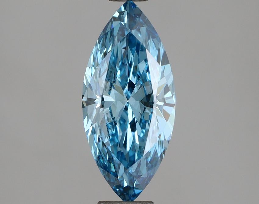 1.00 Ct. Fancy Vivid  Blue Marquise Lab Grown Diamond