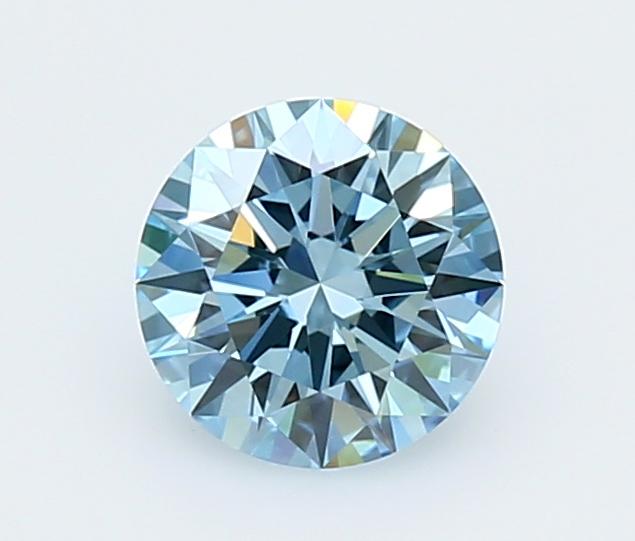 1.03 Ct. Fancy Vivid  Blue Round Lab Grown Diamond