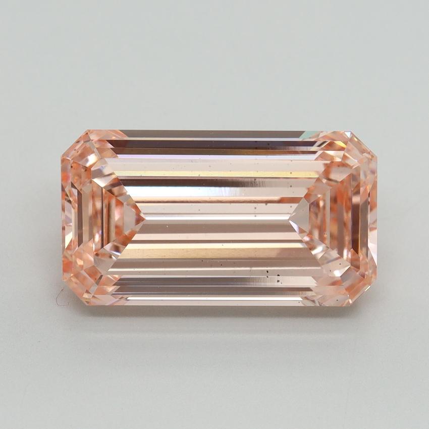 7.11 Ct. Fancy Intense Pink Emerald Lab Grown Diamond