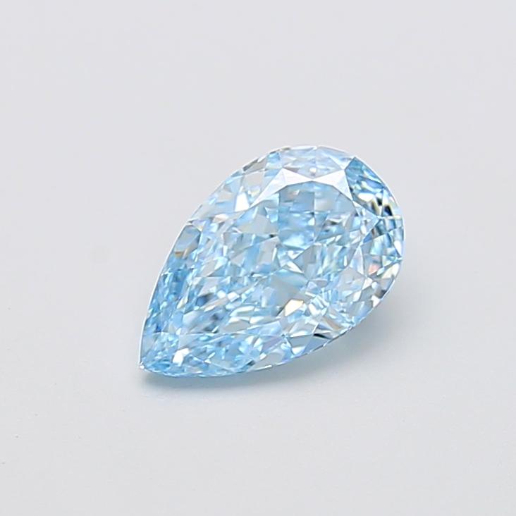 1.42 Ct. Fancy Vivid  Blue Pear Lab Grown Diamond
