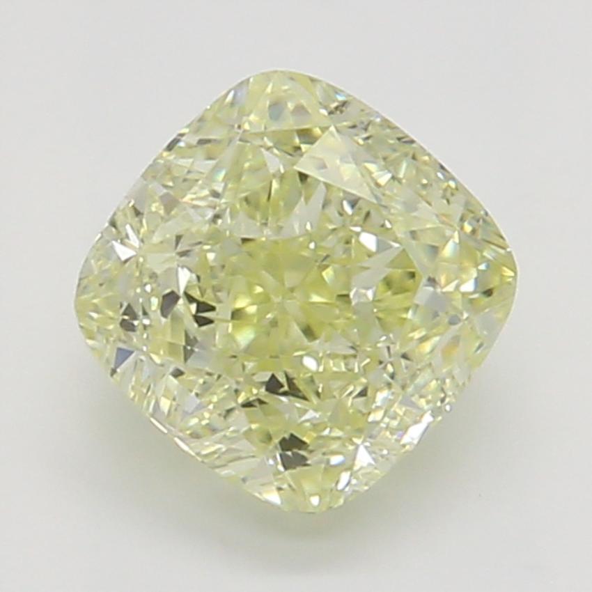 0.56 Ct. Fancy Yellow Cushion Diamond