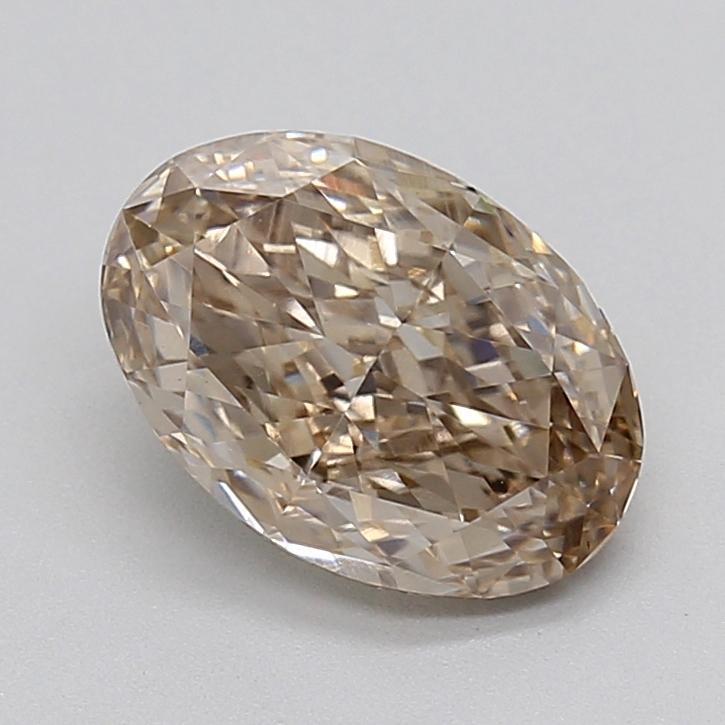 2.32 Ct. Light  Brown Oval Lab Grown Diamond