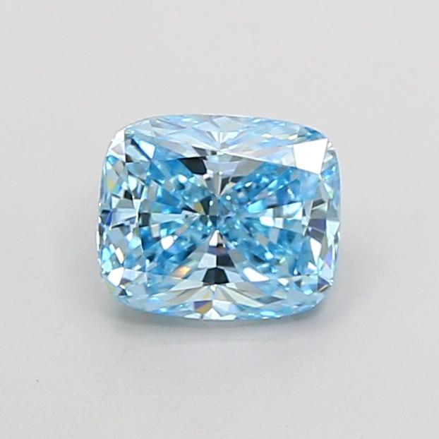 1.10 Ct. Fancy Blue Cushion Lab Grown Diamond